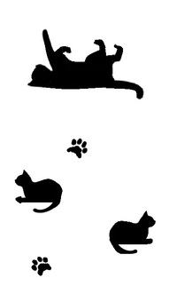 猫。。 猫,シルエット,動物,背景透過,黒猫,イラスト,素材,透過png,アイコン,ペットのイラスト素材