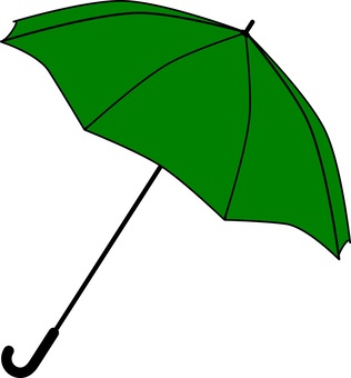 Umbrella 1 green, , JPG and PNG