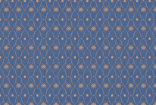 布地テクスチャ付花柄フレームパターン背景 花,花柄,葉っぱ,葉,フレーム,パターン,壁紙,背景,布,布地のイラスト素材