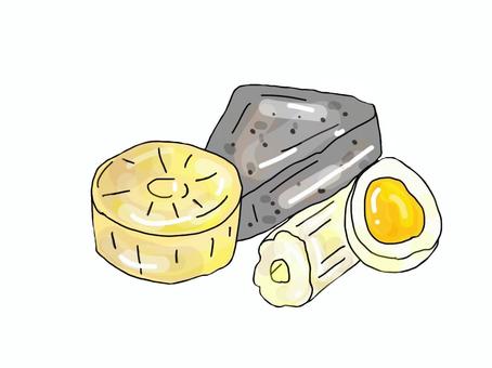 關東煮, JPG 關東煮, 食品, 奧登, 日本白蘿蔔, JPG