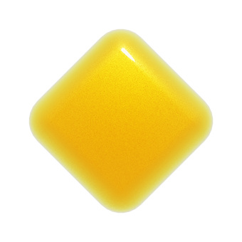 ぷっくりした黄色い菱形の3Dアイコン 菱形,アイコン,ダイヤ,3d,立体,マーク,可愛い,フェミニン,キュート,ぷっくりのイラスト素材