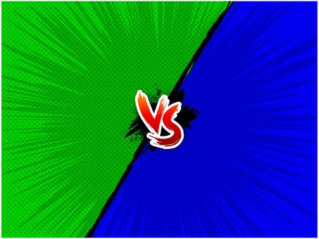 插圖, 背景, 美國漫畫, vs, 