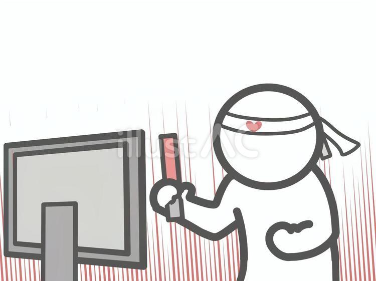 盛り上がる人　気合が入ってる 盛り上がる,気合,推し活のイラスト素材