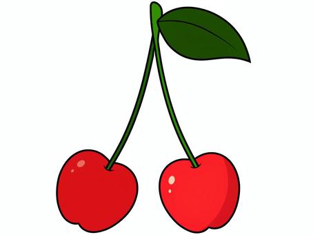 Illustration, cherry, cherry, food, JPG and PNG