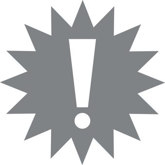 Warning mark icon, , JPG, PNG and AI