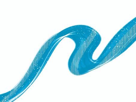 風のリボン-アクアブルー01 風,リボン,ブルー,濃色,信頼感,ライン,抽象,背景,光,流れのイラスト素材