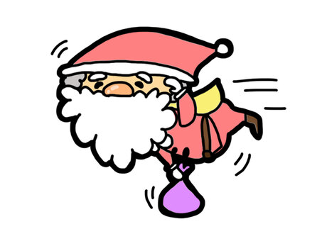 Flying Santa, santa, santa claus, xmas, JPG and PNG