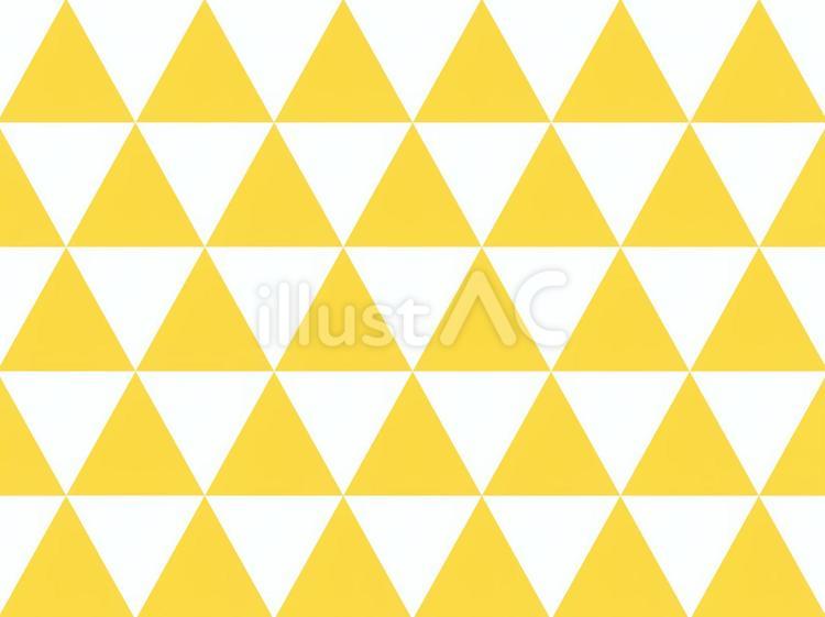 吉祥文様：鱗（うろこ）文様１（黄） 鱗,三角,三角形のイラスト素材