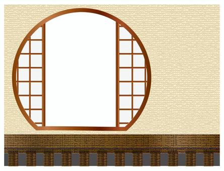 和室窓 和室,窓,障子,背景,壁紙のイラスト素材