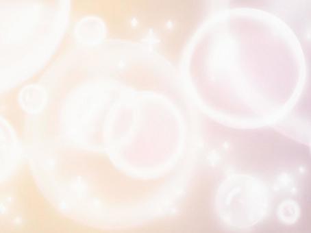 暖色系の背景とシャボン玉 シャボン玉,光,丸,ピンク,オレンジ,白,キラキラ,グラデーション,透明,重なりのイラスト素材