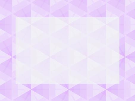 紫の幾何学模様のフレーム-20 幾何学,フレーム,背景,壁紙,枠,飾り枠,幾何学模様,紫,長方形,四角形のイラスト素材