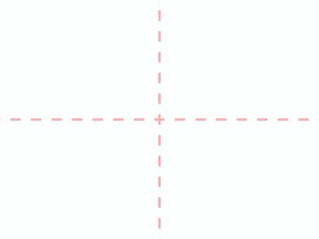 ピンクの点線十字フレーム 点線,十字,ライン,クロス,交差,分割,背景,フレーム,あしらい,飾り枠のイラスト素材