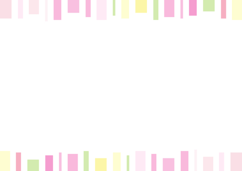 春のストライプのフレーム02 春,背景,フレーム,おしゃれ,枠,幾何学,飾り枠,3月,4月,新生活のイラスト素材