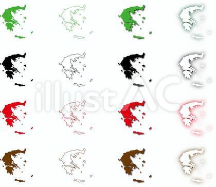 ギリシャ地図