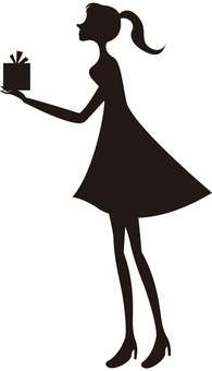 Female, Female, silhouette, awak kabeh, ponytail,