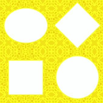 シームレスなエンボス加工のモザイク　ｎ エンボス,枠,フレーム,丸,円,楕円,四角,正方形,菱形,バックグラウンドのイラスト素材