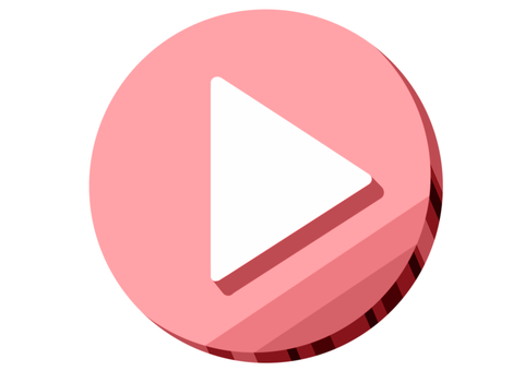 あかの再生マーク あかの再生マーク 再生ボタン,アイコン,ボタン,シンプル,動画,配信,記号,動画素材,赤のイラスト素材