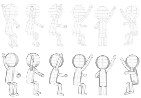 棒人間　ペパクラ風　座って挙手  挙手,質問,賛成,返事,ハイ,答える,人,大丈夫,ハーイ,あいさつのイラスト素材