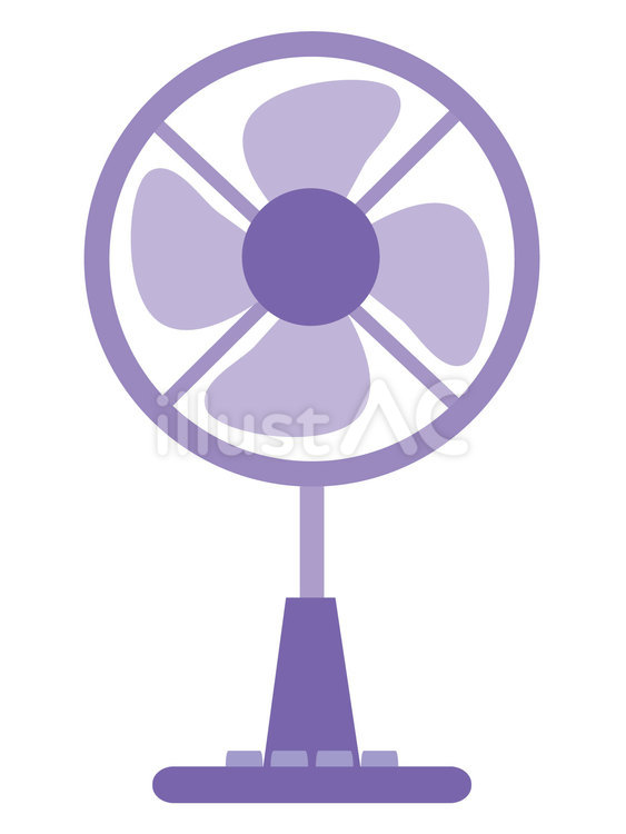 夏の素材40＿扇風機 扇風機,家電,夏のイラスト素材