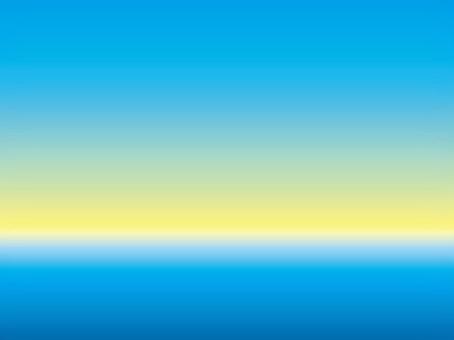 あさぼらけ005 朝,朝日,夜明け,あさぼらけ,光,空,海,青,ブルー,シアンのイラスト素材