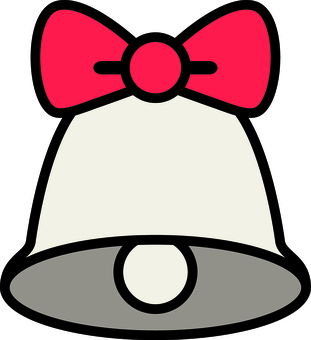 白のベルです。 白のベルです。 ベル,シンプル,クリスマス,飾り,鐘,鈴,チャイム,祝祭,パーティー,教会のイラスト素材