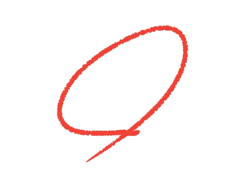 採点 丸 赤ペン 丸,正解,赤ペン,採点,シンプル,テスト,評価,円,○,手書きのイラスト素材