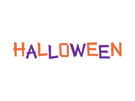 ハロウィンロゴ ハロウィンロゴ ハロウィン,文字,秋,ロゴ,10月,イベント,10月31日,パーツ,紫,透過のイラスト素材