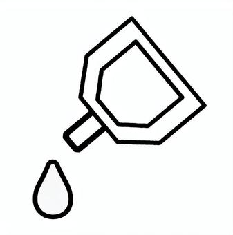 点眼アイコン 目薬,小物,目,点眼,点眼液,薬液,医薬品,薬局,ドラッグストア,一滴のイラスト素材