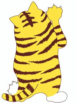 虎の後ろ姿(縫いぐるみ)