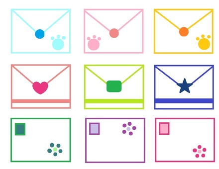 手紙 手紙,封筒,レター,文具,届ける,書く,伝えるのイラスト素材