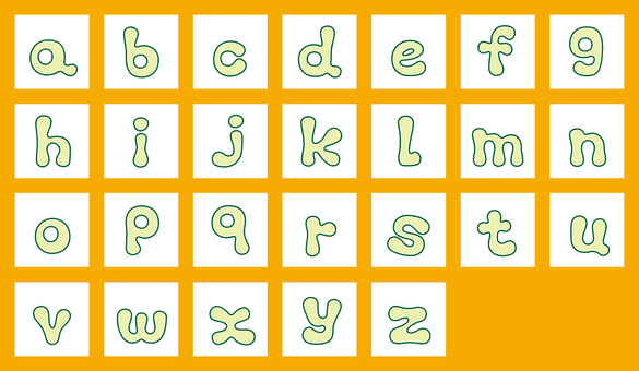 やわ文字ぎざぎざ アルファベット小文字 やわ文字ぎざぎざ アルファベット小文字 文字,オリジナル,やわらかい,ぐにゃぐにゃ,ぎざぎざ,ランダム,フチ文字,太字,書体,フォントのイラスト素材