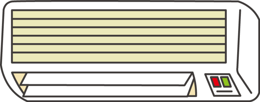 エアコン エアコン,家電,冷房,暖房,電化製品,白物家電,白,送風,生活,シンプルのイラスト素材
