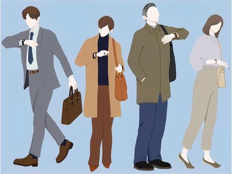 Illustration, silhouette, female, male, 