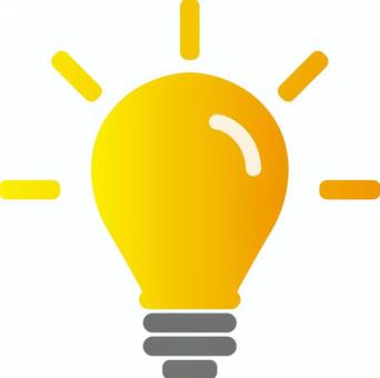 電球アイコン6-2-2 電球,ひらめいた,なるほど,理解,合点,納得,解決,アイデア,思いつく,ひらめくのイラスト素材