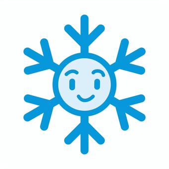 かわいい雪のマーク