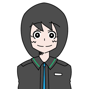 Illustration, a smile, grown up, young, 