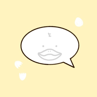 あひるの吹き出し あひるの吹き出し 動物,あひる,鳥のイラスト素材