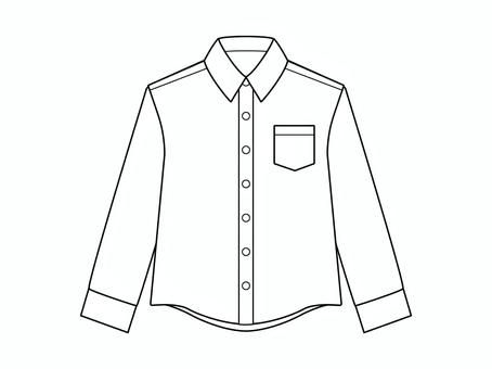 ワイシャツ ワイシャツ ワイシャツ,シャツ,白シャツ,長袖,洋服,制服,白,ファッション,洗濯,衣類のイラスト素材