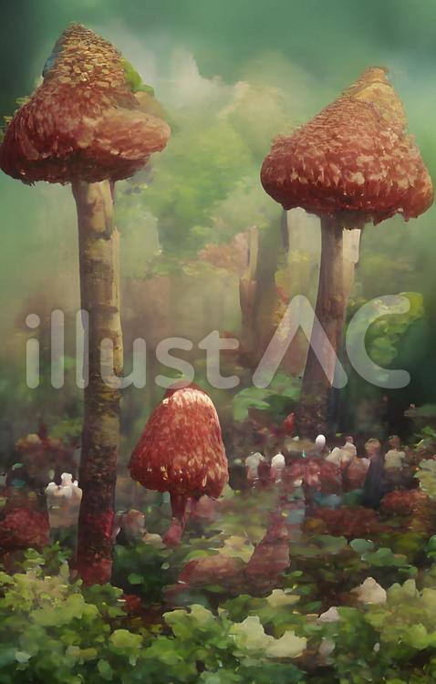 Mushroom forest, JPG Mushroom forest, mushroom, woods, plant, JPG