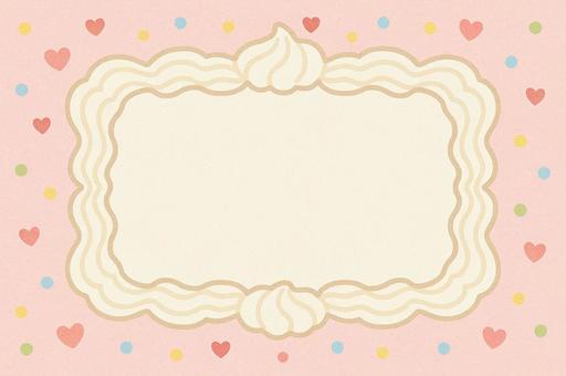 ホイップデコ風の背景