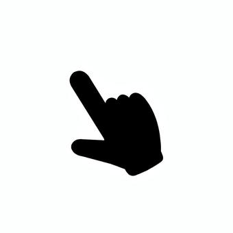 指さし 指さし,手,指,挿絵,シンプル,ハンドサイン,指差し,ジェスチャー,ハンド,人差し指のイラスト素材