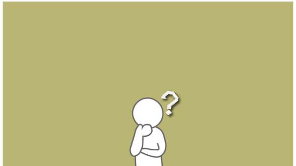 疑問を感じる壁紙・背景 疑問,不思議,謎,問いかけ,壁紙,背景,緑色,シルエット,人物のイラスト素材