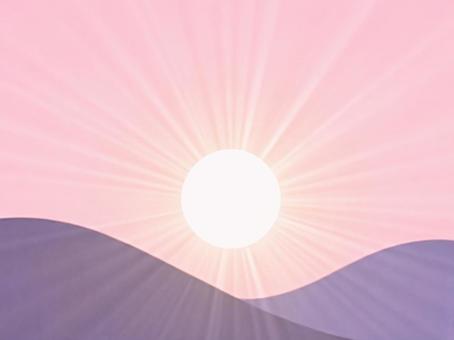 初日の出のイメージの背景壁紙素材画像 初日の出,太陽,背景,壁紙,イメージ,和風,デザイン,テクスチャ,画像,朝焼けのイラスト素材