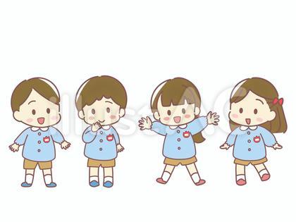 幼稚園児4人
