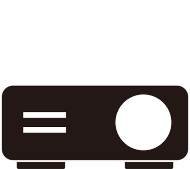 Illustration, projector, icon, equipment, 