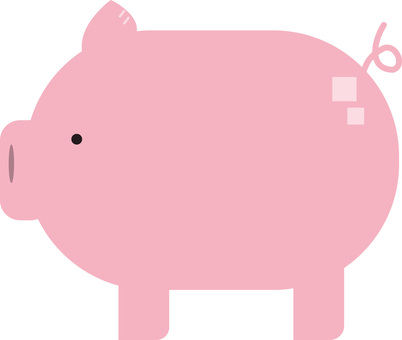 子豚のイラスト 動物,子豚,豚,可愛い,ピンクのイラスト素材