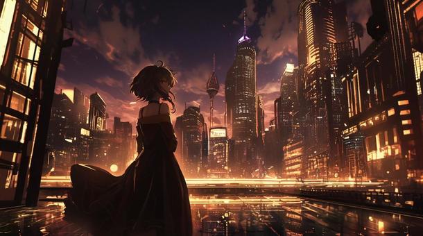 夜の黒い少女３