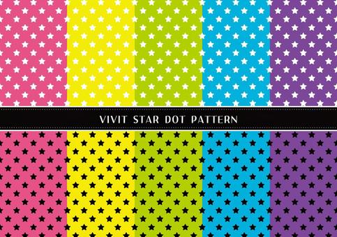 Illustration, star, dot, polka dot, 