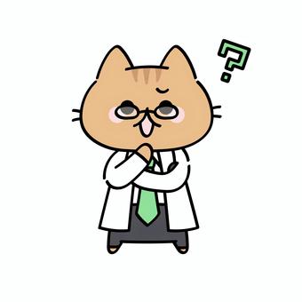 A smiling doctor cat, , JPG, PNG and AI