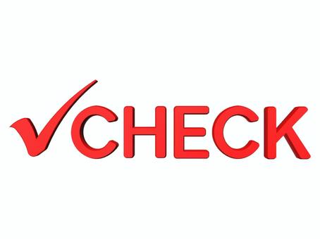 Checkの文字